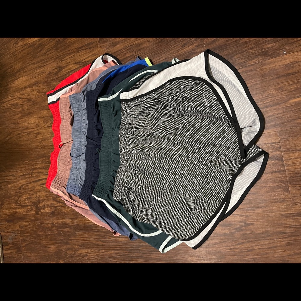 Set of Nike running shorts